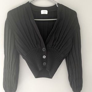 Wilfred plunge front cardigan